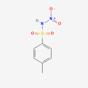 molecular formula C7H8N2O4S B14622203 N-Nitro-p-toluenesulfonamide CAS No. 56764-43-3