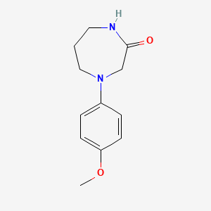 4-(4-Methoxyphenyl)-1,4-diazepan-2-one