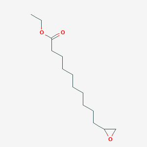 molecular formula C14H26O3 B14622341 Ethyl 10-(oxiran-2-YL)decanoate CAS No. 60633-84-3