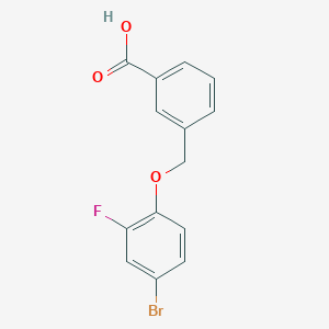 3-(4-Bromo-2-fluoro-phenoxymethyl)-benzoic acid
