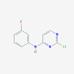 2-Chloro-N-(3-fluorophenyl)pyrimidin-4-amine