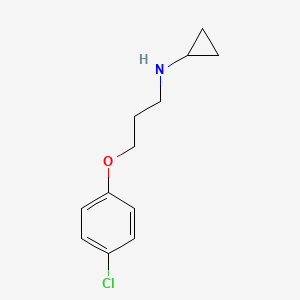 N-(3-(4-chlorophenoxy)propyl)cyclopropanamine
