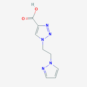 1-[2-(1H-pyrazol-1-yl)ethyl]-1H-1,2,3-triazole-4-carboxylic acid