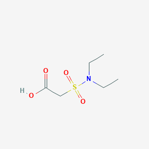 molecular formula C6H13NO4S B1462253 2-(Diethylsulfamoyl)acetic acid CAS No. 956723-04-9