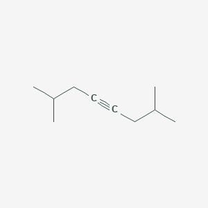 molecular formula C10H18 B14622619 4-Octyne, 2,7-dimethyl CAS No. 56956-29-7