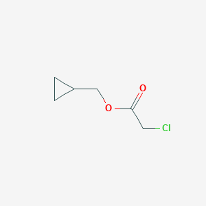 molecular formula C6H9ClO2 B14622824 Cyclopropylmethyl chloroacetate CAS No. 57882-17-4