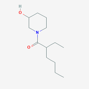 molecular formula C13H25NO2 B1462287 2-Ethyl-1-(3-hydroxypiperidin-1-yl)hexan-1-one CAS No. 1155613-72-1