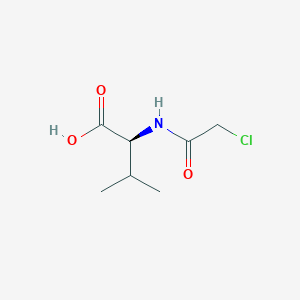 molecular formula C7H12ClNO3 B146229 氯乙酰基-L-缬氨酸 CAS No. 2279-16-5
