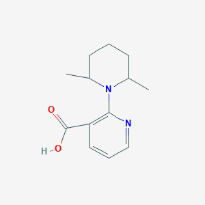 B1462294 2-(2,6-Dimethylpiperidin-1-yl)pyridine-3-carboxylic acid CAS No. 1019452-79-9