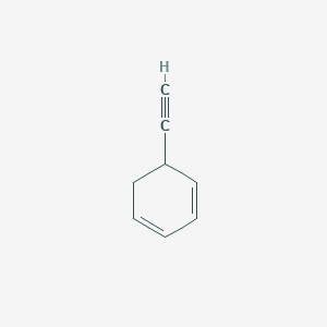 molecular formula C8H8 B14622979 1,3-Cyclohexadiene, 5-ethynyl- CAS No. 57015-38-0