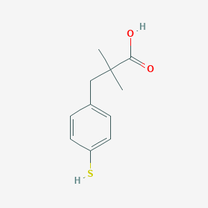 2,2-Dimethyl-3-(4-mercaptophenyl)propionic acid