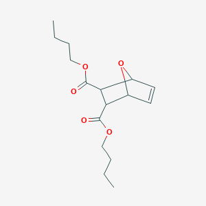 molecular formula C16H24O5 B14623178 Dibutyl 7-oxabicyclo[2.2.1]hept-5-ene-2,3-dicarboxylate CAS No. 58689-32-0