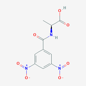 molecular formula C10H9N3O7 B14623208 N-(3,5-Dinitrobenzoyl)alanine CAS No. 58248-10-5