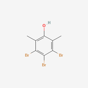 molecular formula C8H7Br3O B14623223 3,4,5-Tribromo-2,6-dimethylphenol CAS No. 55133-10-3