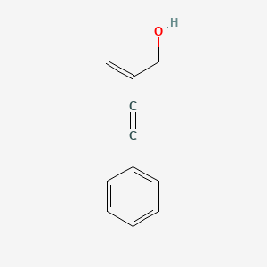 molecular formula C11H10O B14623276 2-Methylidene-4-phenylbut-3-yn-1-ol CAS No. 57951-69-6