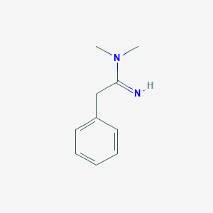 molecular formula C10H14N2 B14623329 N,N-Dimethyl(phenyl)ethanimidamide CAS No. 56776-16-0