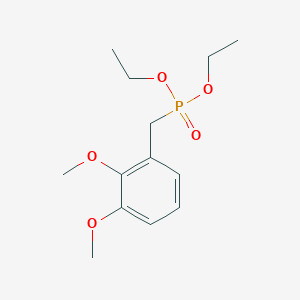 molecular formula C13H21O5P B14623336 Diethyl [(2,3-dimethoxyphenyl)methyl]phosphonate CAS No. 59276-82-3
