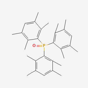 molecular formula C30H39OP B14623340 Oxotris(2,3,5,6-tetramethylphenyl)-lambda~5~-phosphane CAS No. 54948-03-7