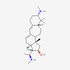 molecular formula C27H46N2O B14623358 Buxaminol B CAS No. 58672-77-8