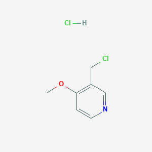 molecular formula C7H9Cl2NO B1462337 3-(Chloromethyl)-4-methoxypyridine hydrochloride CAS No. 1803604-29-6