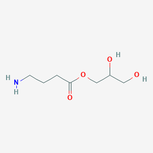 molecular formula C7H15NO4 B14623411 2,3-Dihydroxypropyl 4-aminobutanoate CAS No. 57757-30-9