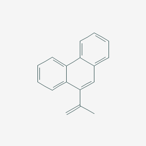 molecular formula C17H14 B14623445 Phenanthrene, 9-(1-methylethenyl)- CAS No. 58873-44-2
