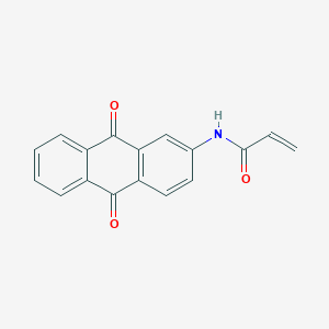 molecular formula C17H11NO3 B14623635 N-(9,10-Dioxo-9,10-dihydroanthracen-2-YL)prop-2-enamide CAS No. 57014-33-2