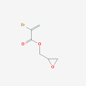 molecular formula C6H7BrO3 B14623683 (Oxiran-2-yl)methyl 2-bromoprop-2-enoate CAS No. 59216-11-4