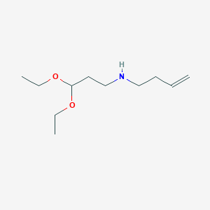 molecular formula C11H23NO2 B14623692 N-(3,3-Diethoxypropyl)but-3-en-1-amine CAS No. 59067-08-2