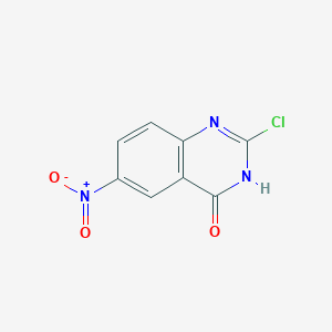 molecular formula C8H4ClN3O3 B1462373 2-Chloro-6-nitroquinazolin-4(1H)-one CAS No. 80195-33-1
