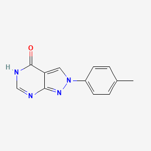 molecular formula C12H10N4O B1462378 2-(4-Methylphenyl)-2,5-dihydro-4H-pyrazolo[3,4-d]pyrimidin-4-one CAS No. 1031605-70-5
