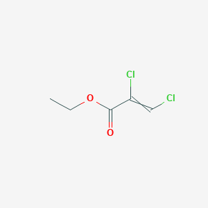 molecular formula C5H6Cl2O2 B14623791 Ethyl 2,3-dichloroprop-2-enoate CAS No. 56475-20-8