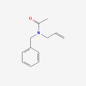 molecular formula C12H15NO B14623798 Acetamide, N-(phenylmethyl)-N-2-propenyl- CAS No. 55487-53-1