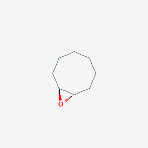 molecular formula C8H14O B14623845 (1S,8S)-9-oxabicyclo[6.1.0]nonane CAS No. 57378-33-3