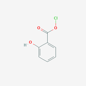 molecular formula C7H5ClO3 B14623894 Salicylic acid hypochlorite CAS No. 54510-09-7