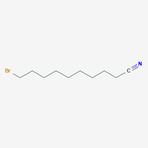 molecular formula C10H18BrN B14623983 Decanenitrile, 10-bromo- CAS No. 54863-46-6