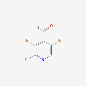 3,5-Dibromo-2-fluoropyridine-4-carbaldehyde
