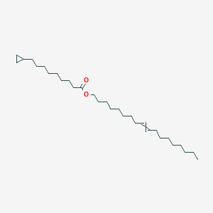 molecular formula C30H56O2 B14624023 octadec-9-enyl 9-cyclopropylnonanoate CAS No. 58322-57-9