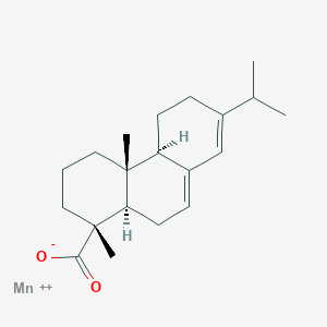 molecular formula C20H29MnO2+ B14624094 Manganese abietate, technical CAS No. 54675-76-2