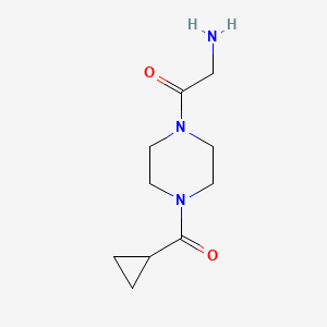 2-Amino-1-(4-cyclopropanecarbonylpiperazin-1-yl)ethan-1-one