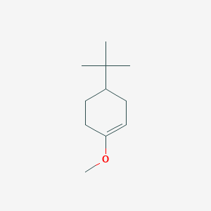 molecular formula C11H20O B14624166 Cyclohexene, 4-(1,1-dimethylethyl)-1-methoxy- CAS No. 57466-12-3