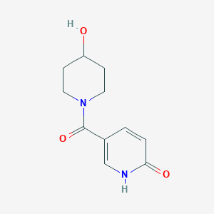(4-Hydroxypiperidin-1-yl)(6-hydroxypyridin-3-yl)methanone