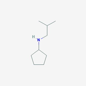 molecular formula C9H19N B1462426 N-(2-methylpropyl)cyclopentanamine CAS No. 42870-64-4