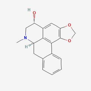 molecular formula C18H17NO3 B14624264 Episteporphine CAS No. 56688-64-3