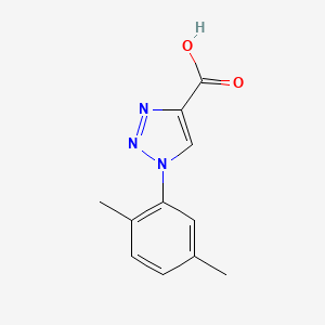 molecular formula C11H11N3O2 B1462440 1-(2,5-Dimethylphenyl)-1H-1,2,3-triazole-4-carboxylic acid CAS No. 1042534-87-1