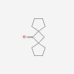 molecular formula C12H18O B14624455 Dispiro[4.1.4.1]dodecan-6-one CAS No. 57479-49-9