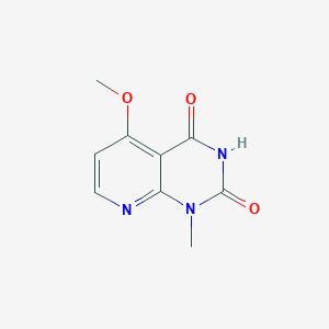 molecular formula C9H9N3O3 B1462455 5-methoxy-1-methylpyrido[2,3-d]pyrimidine-2,4(1H,3H)-dione CAS No. 1105195-59-2