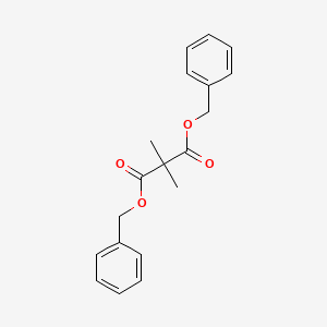 molecular formula C19H20O4 B14624608 Dibenzyl dimethylpropanedioate CAS No. 57772-82-4