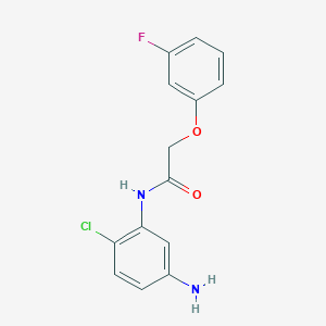 N-(5-Amino-2-chlorophenyl)-2-(3-fluorophenoxy)-acetamide