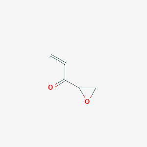 molecular formula C5H6O2 B14624865 1-(Oxiran-2-yl)prop-2-en-1-one CAS No. 56209-32-6